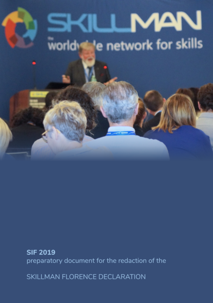 SIF 2019 preparatory document for the redaction of the Skillman 2019 Declaration
