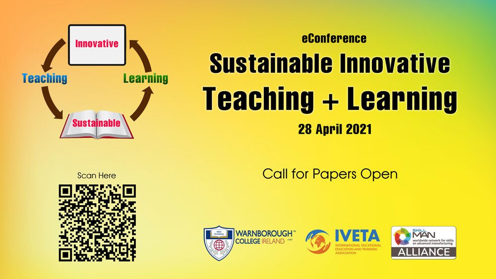 JOIN THE ECONFERENCE: SUSTAINABLE INNOVATIVE LEARNING AND TEACHING THE NEXT APR 28TH