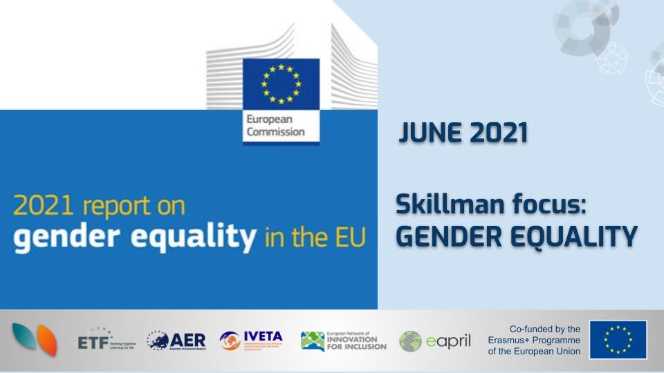 The European Commission announced an action plan 2020-2025 - TOWARDS A GENDER-EQUAL EUROPE